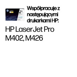 Toner HP czarny HP 26X, HP26X CF226X, 9000 str.