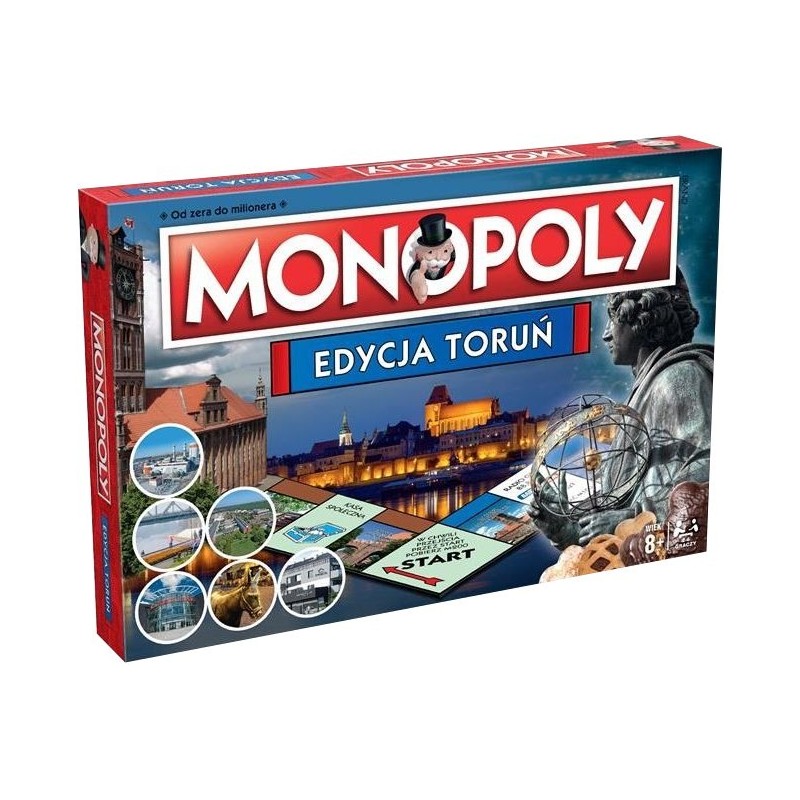 Monopoly - Toruń City gra WINNING MOVES