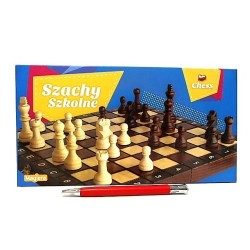 Szachy szkolne 29cm. MAGIERA