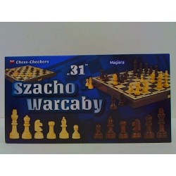 Szacho-warcaby 31cm. MAGIERA