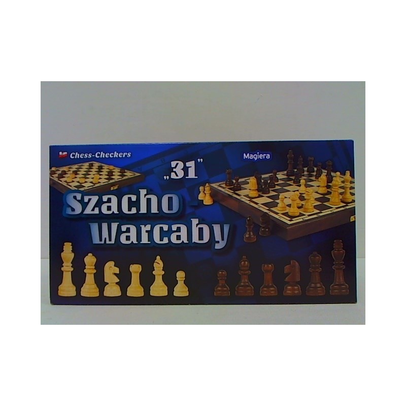 Szacho-warcaby 31cm. MAGIERA