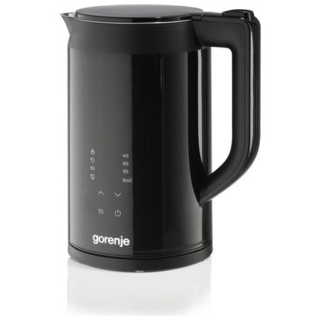 Czajnik elektryczny Gorenje K17DWDII 2200 W 1.7 L stal nierdzewna podstawa obrotowa 360° czarny