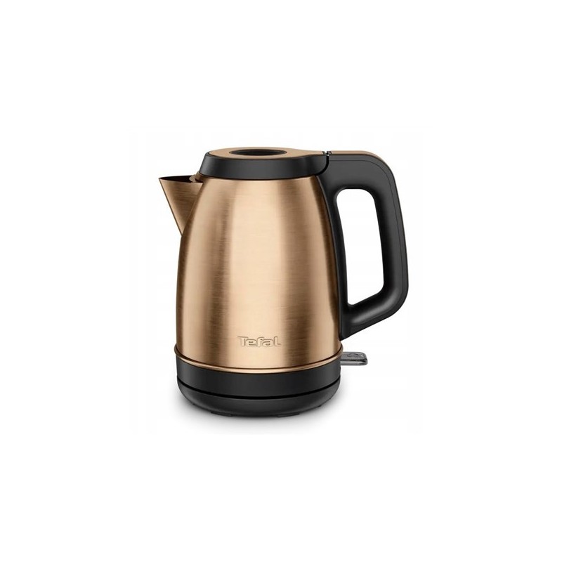 Czajnik TEFAL Coppertinto Elektryczny 2400 W 1,7 L Stal nierdzewna Podstawa obrotowa 360° Miedź