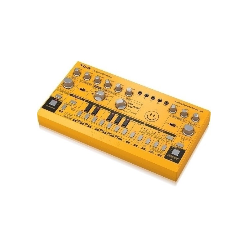 Behringer TD-3-AM Syntezator linii basowej żółty