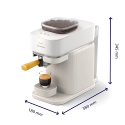 Philips Ekspres do kawy BAR300/03 Baristina Ciśnienie pompy 16 bar Półautomatyczny 122,8 W Biały