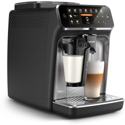 Ekspres do kawy Philips EP4346/71 Seria 4300 z ciśnieniem pompy 15 bar, wbudowanym spieniaczem do mleka, w pełni automatyczny,