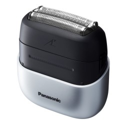 Ładowalna golarka elektryczna Panasonic ES-CM3BKS503, czas pracy do 45 min, na mokro i sucho, litowo-jonowy, srebrny