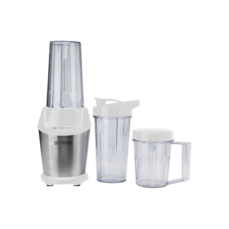 Blender Gorenje BN1000E, blat stołu, moc 1000 W, materiał słoika Tritan, pojemność słoika 0,75 L, kruszenie lodu, biały