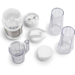 Blender Gorenje BN1000E, blat stołu, moc 1000 W, materiał słoika Tritan, pojemność słoika 0,75 L, kruszenie lodu, biały