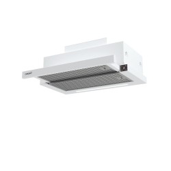 Kaptur teleskopowy CATA CAMPANA TFH 6830 GWH Klasa efektywności energetycznej A+++ Szerokość 60 cm 795 m3/h Sterowanie dotykowe