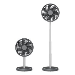 Wentylator Duux | Rize Flex | Wentylator stojący | Szary | Średnica 21 cm | Liczba biegów 4 | Oscylacja | 10 W