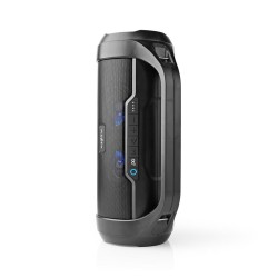 Głośnik Nedis Party Boombox 60W LED [60W/ 6Std Akku/ Bluetooth/ TWS/ LED]