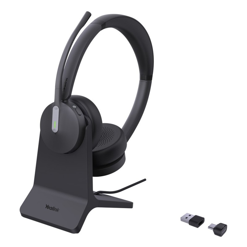 Zestaw słuchawkowy Yealink BH70 Dual Teams z podstawką ładującą USB-C/A