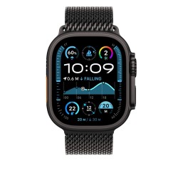 Bransoleta Apple Watch Milanese do Watch Ultra 49mm Titan Schwarz (S)