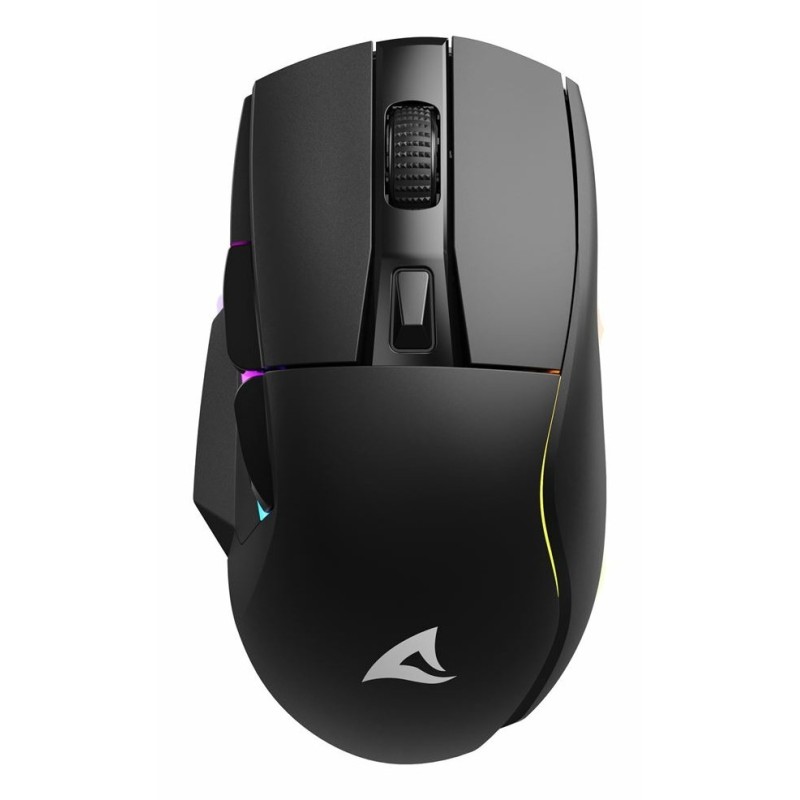 Mysz optyczna RGB Skiller SGM50W czarna + stacja
