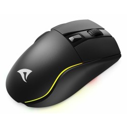 Mysz optyczna RGB Skiller SGM50W czarna + stacja