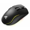 Mysz optyczna RGB Skiller SGM50W czarna + stacja