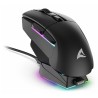 Mysz optyczna RGB Skiller SGM50W czarna + stacja