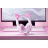 Zestaw słuchawkowy Razer Kraken Kitty V2 przewodowe nauszne z mikrofonem i redukcją szumów biały