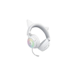 Zestaw słuchawkowy Razer Kraken Kitty V3 Pro Bluetooth Nauszne Mikrofon Bezprzewodowy Biały