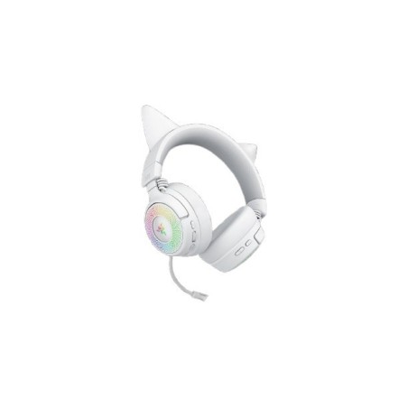 Zestaw słuchawkowy Razer Kraken Kitty V3 Pro Bluetooth Nauszne Mikrofon Bezprzewodowy Biały