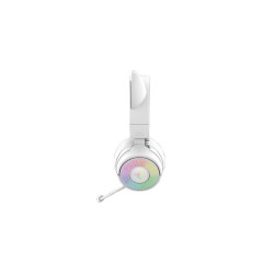 Zestaw słuchawkowy Razer Kraken Kitty V3 Pro Bluetooth Nauszne Mikrofon Bezprzewodowy Biały