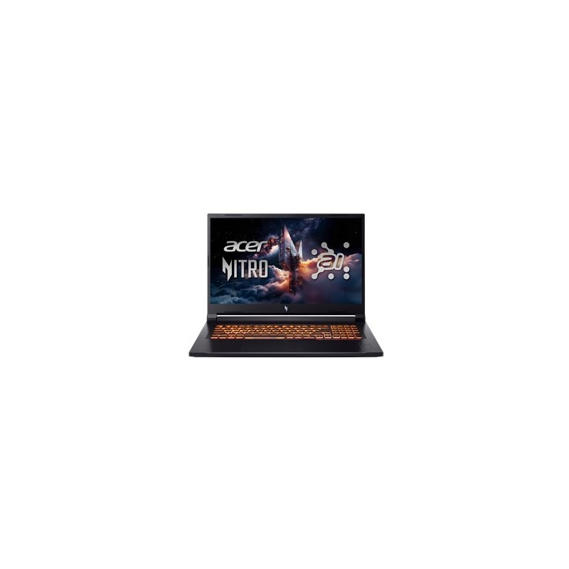 Acer | Nitro V 17 AI ANV17-41-R9XF | Obsydianowa czerń | 17,3 " | Systemy ochrony przed włamaniem (IPS) | Złącze QHD | 2560 x