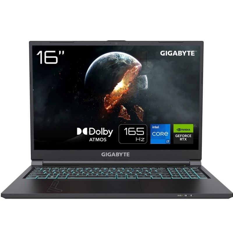 Laptop GIGABYTE G6 KF-73DE854KH 16" WUXGA 165Hz Core i7-13700H 16GB/1TB SSD RTX4060 Win11