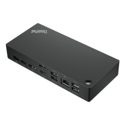 Lenovo Uniwersalna stacja dokująca ThinkPad USB-C UE Stacja dokująca Porty Ethernet LAN (RJ-45) 1 Ilość portów VGA (D-Sub) 1