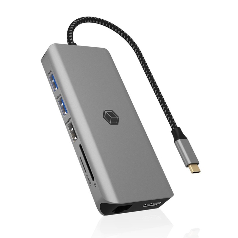 Stacja dokująca D ICY BOX IB-DK4061-CPD USB-C 12-Port 100W