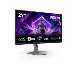 Monitor AOC AG276UZD 27" Wyświetlacz QD-OLED UHD 16:9 240 Hz 0,03 ms 3840 x 2160 pikseli 2 porty HDMI Czarny