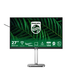 Monitor Philips 27B2G5601/00 27" IPS 16:9 60Hz 4ms 2560x1440 300cd/m2 HDMI:1 Srebro