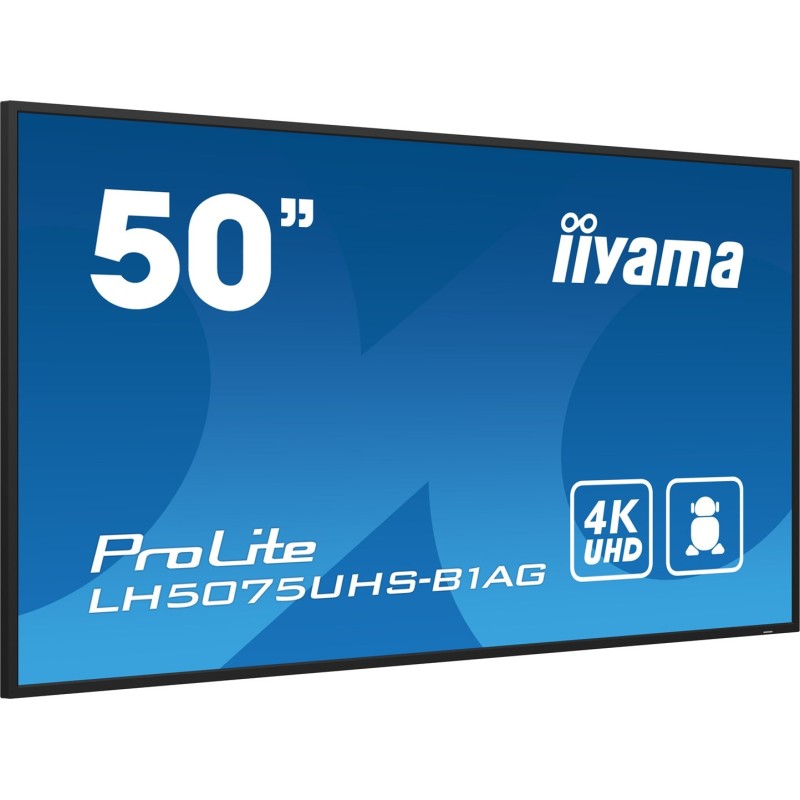 Monitor Iiyama ProLite LH5075UHS-B1AG - Przekątna 50" - Płaski ekran - 125.7 cm Monitor Iiyama ProLite LH5075UHS-B1AG - Przekątna 50" - Płaski ekran - 125.7 cm