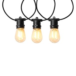 Oświetlenie LED dekoracyjne Wi-Fi Party-Lichter Warmweiss 10 LED's 9.00 m Android™ / IOS Lampendurchmesser: 45 mm