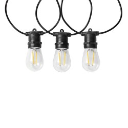 Oświetlenie LED dekoracyjne Wi-Fi Party-Lichter Warmweiss 10 LED's 9.00 m Android™ / IOS Lampendurchmesser: 45 mm