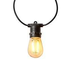 Oświetlenie LED dekoracyjne Wi-Fi Party-Lichter Warmweiss 10 LED's 9.00 m Android™ / IOS Lampendurchmesser: 45 mm