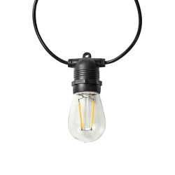 Oświetlenie LED dekoracyjne Wi-Fi Party-Lichter Warmweiss 10 LED's 9.00 m Android™ / IOS Lampendurchmesser: 45 mm