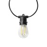Oświetlenie LED dekoracyjne Wi-Fi Party-Lichter Warmweiss 10 LED's 9.00 m Android™ / IOS Lampendurchmesser: 45 mm