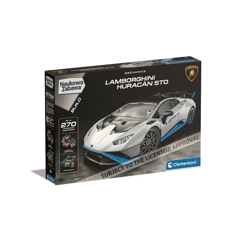 Clementoni Naukowa zabawa. Laboratorium mechaniki. Lamborghini Huracan STO 50917