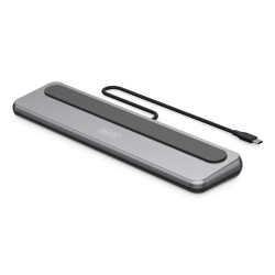 Stacja dokująca USB-C 12 portowa, max. 8K/30Hz z HDR, HDMI, DP, max. 3 monitory (MST), USB-C 3.2 Gen2, Gigabit Ethernet,