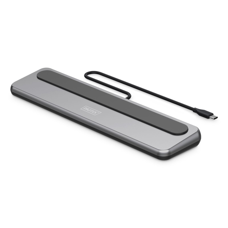 Stacja dokująca USB-C 12 portowa, max. 8K/30Hz z HDR, HDMI, DP, max. 3 monitory (MST), USB-C 3.2 Gen2, Gigabit Ethernet,