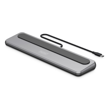 Stacja dokująca USB-C 12 portowa, max. 8K/30Hz z HDR, HDMI, DP, max. 3 monitory (MST), USB-C 3.2 Gen2, Gigabit Ethernet,