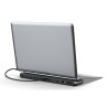 Stacja dokująca USB-C 12 portowa, max. 8K/30Hz z HDR, HDMI, DP, max. 3 monitory (MST), USB-C 3.2 Gen2, Gigabit Ethernet,