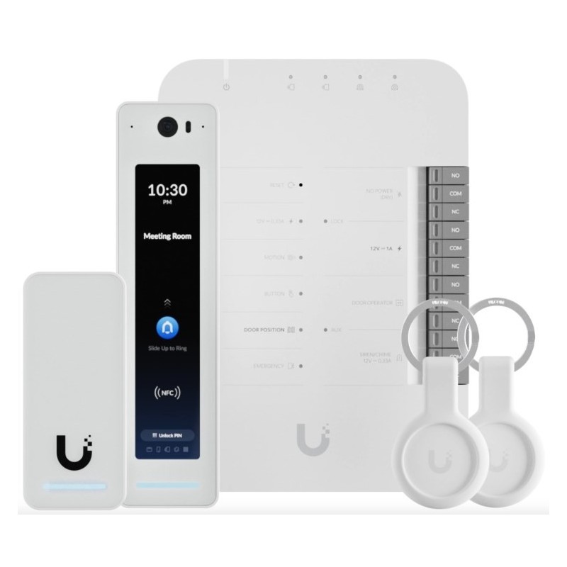 Ubiquiti G2 Starter Kit Professional system ochrony dostępu Srebrny