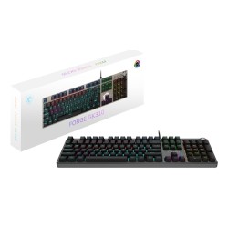 Klawiatura gamingowa czarna US/FORGE GK310 RED MSI