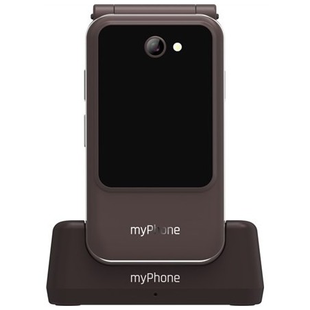 Telefon myPhone Harmony LTE Brązowy 2,8+1,44 " Systemy ochrony przed włamaniem (IPS) 48 MB 128 MB Jedna karta SIM Karta MicroSD