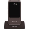 Telefon myPhone Harmony LTE Brązowy 2,8+1,44 " Systemy ochrony przed włamaniem (IPS) 48 MB 128 MB Jedna karta SIM Karta MicroSD