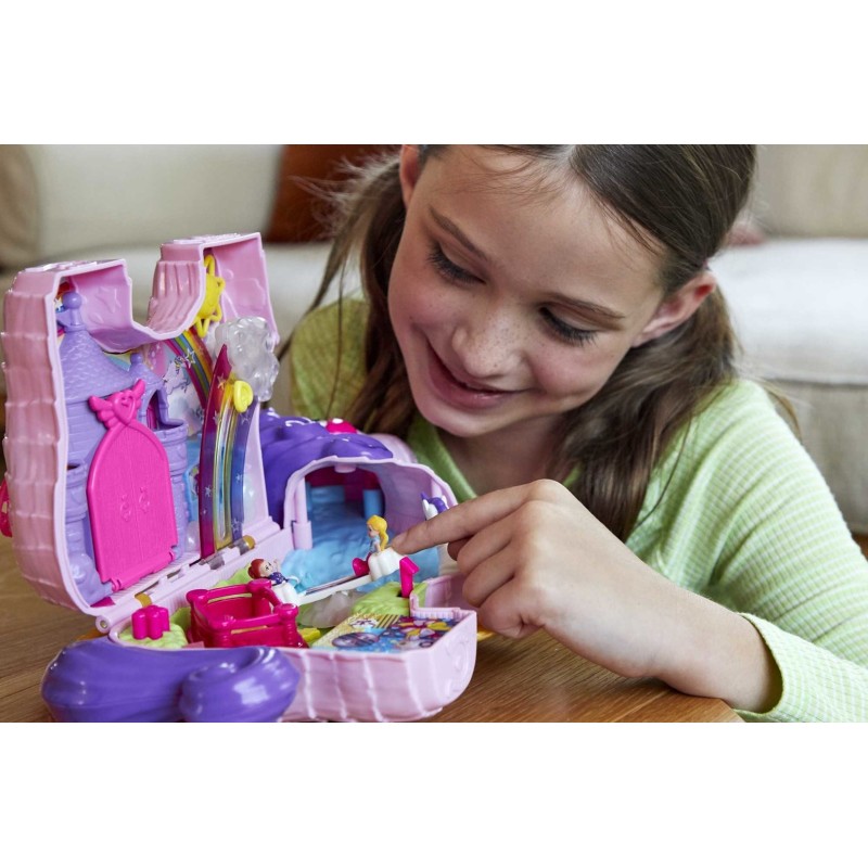 Polly Pocket Jednorożec niespodzianka Zestaw kompaktowy GVL88 p2 MATTEL