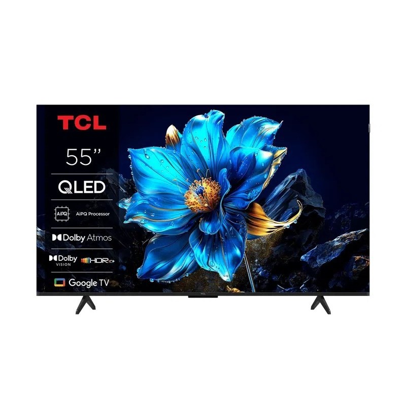 Telewizor TCL 4K QLED 55T69C 55 Smart TV Google TV UHD Czarny