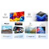 Telewizor TCL LED 4K, 50V6C, 50, Smart TV, Telewizja Google TV, UHD, Czarny